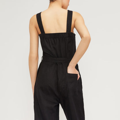 The Linen Jumpsuit | Black
